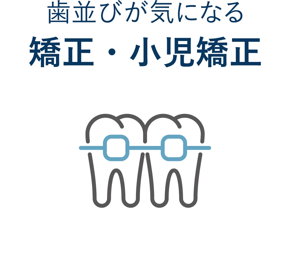 歯並びが気になる 矯正・小児矯正